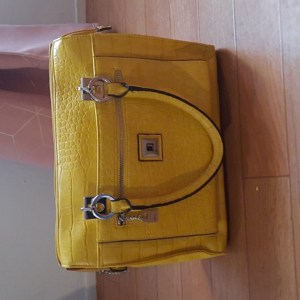 Janelle Yellow Handbag
